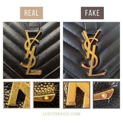 how can you tell a fake ysl bag|how to authenticate YSL Bag.